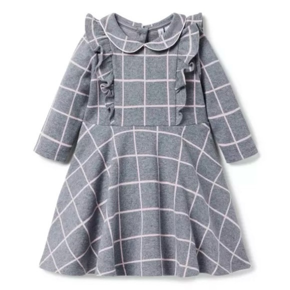 Janie and Jack Other - Janie And Jack Grey Jacquard Sweater Dress